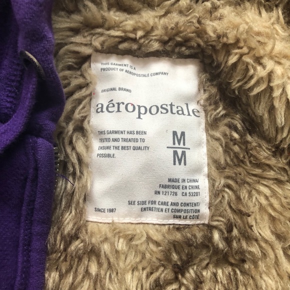 SOLD Aeropostale purple hoodie - Picture 6 of 7